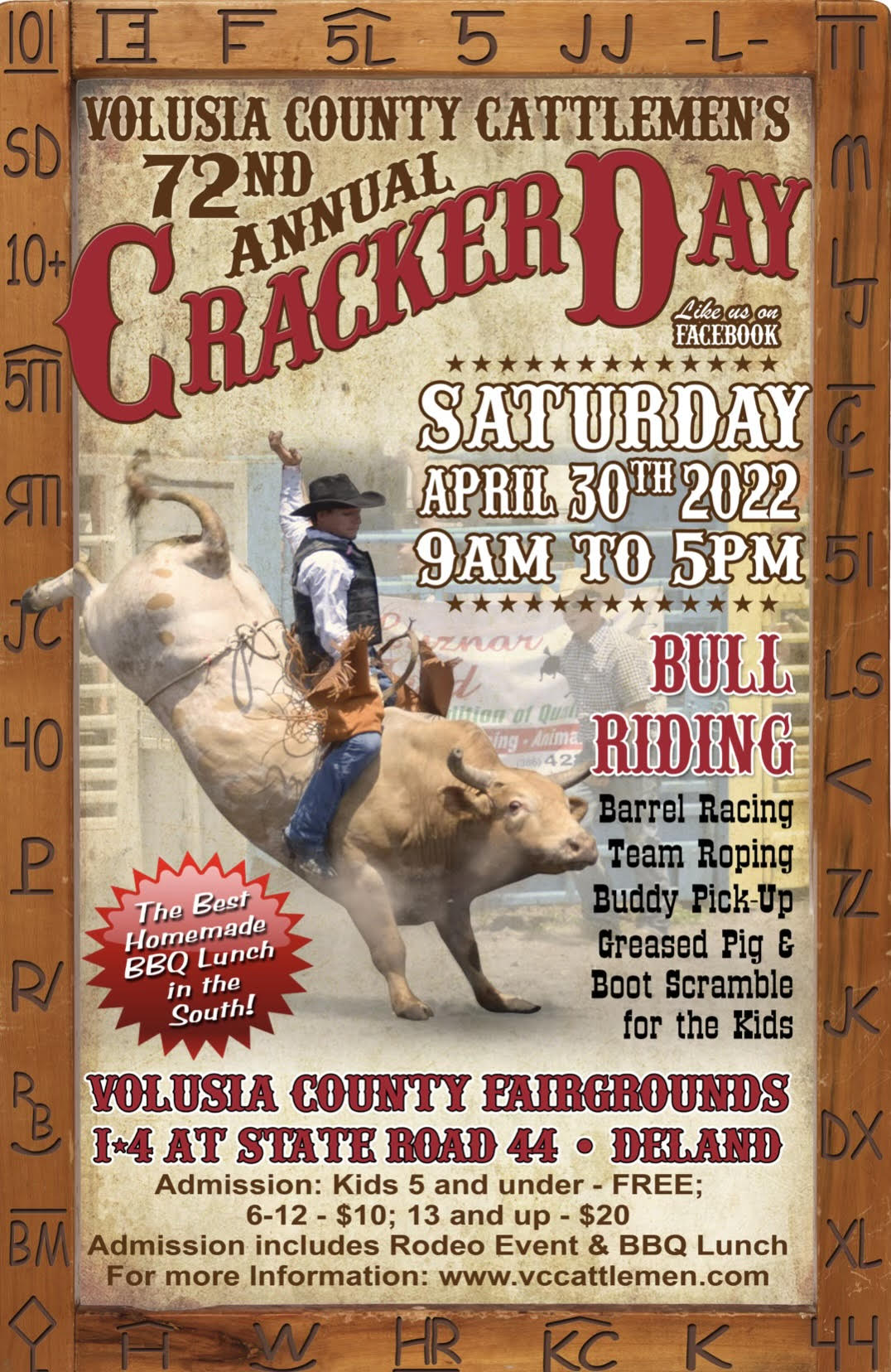 VCCA Volusia County Cattlemen's Association Cracker Day